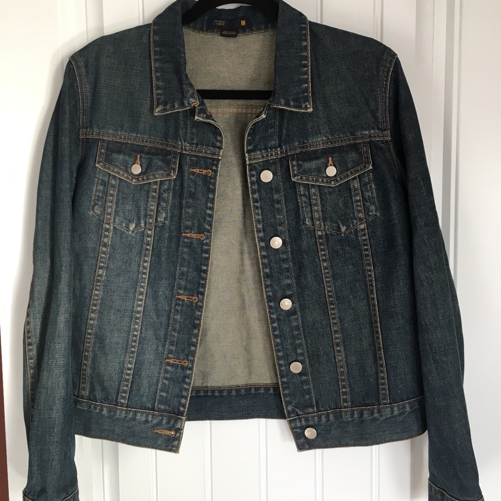 EUC vintage j crew denim jacket